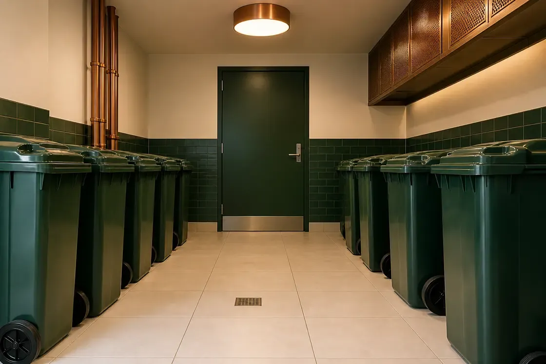 Rongeurs dans le local poubelles : coordonner entretien, bâtiment et traitement